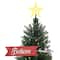 Santa's Biplane Animated Tree Topper with Banner